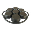 Cast Iron Drop Biscuit Pan, Pre-Seasoned 7Hole